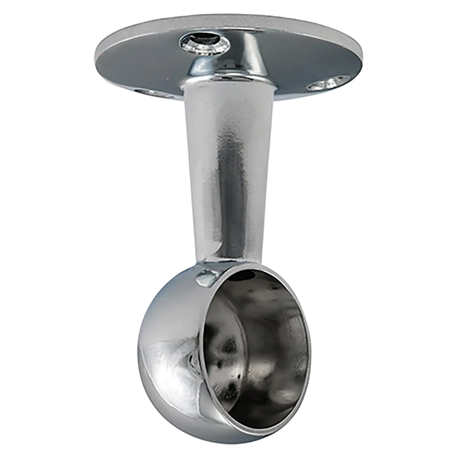 TIMCO Round Wardrobe Rail 25mm Diameter End Sockets Brackets Polished Chrome or White - Choose Length - Image 12
