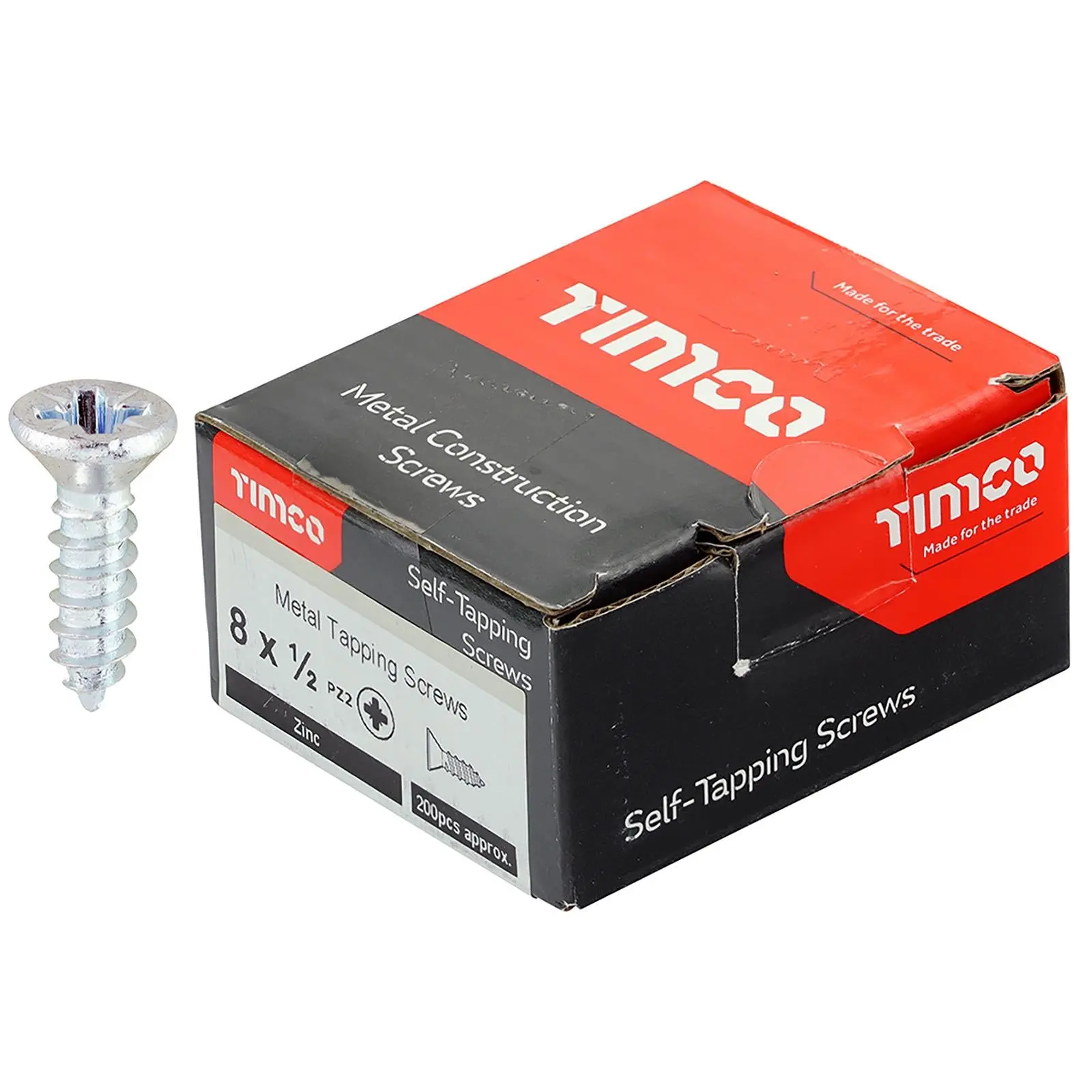 TIMCO Self Tapping Screws Countersunk Zinc Pozi - Choose Size - Image 20