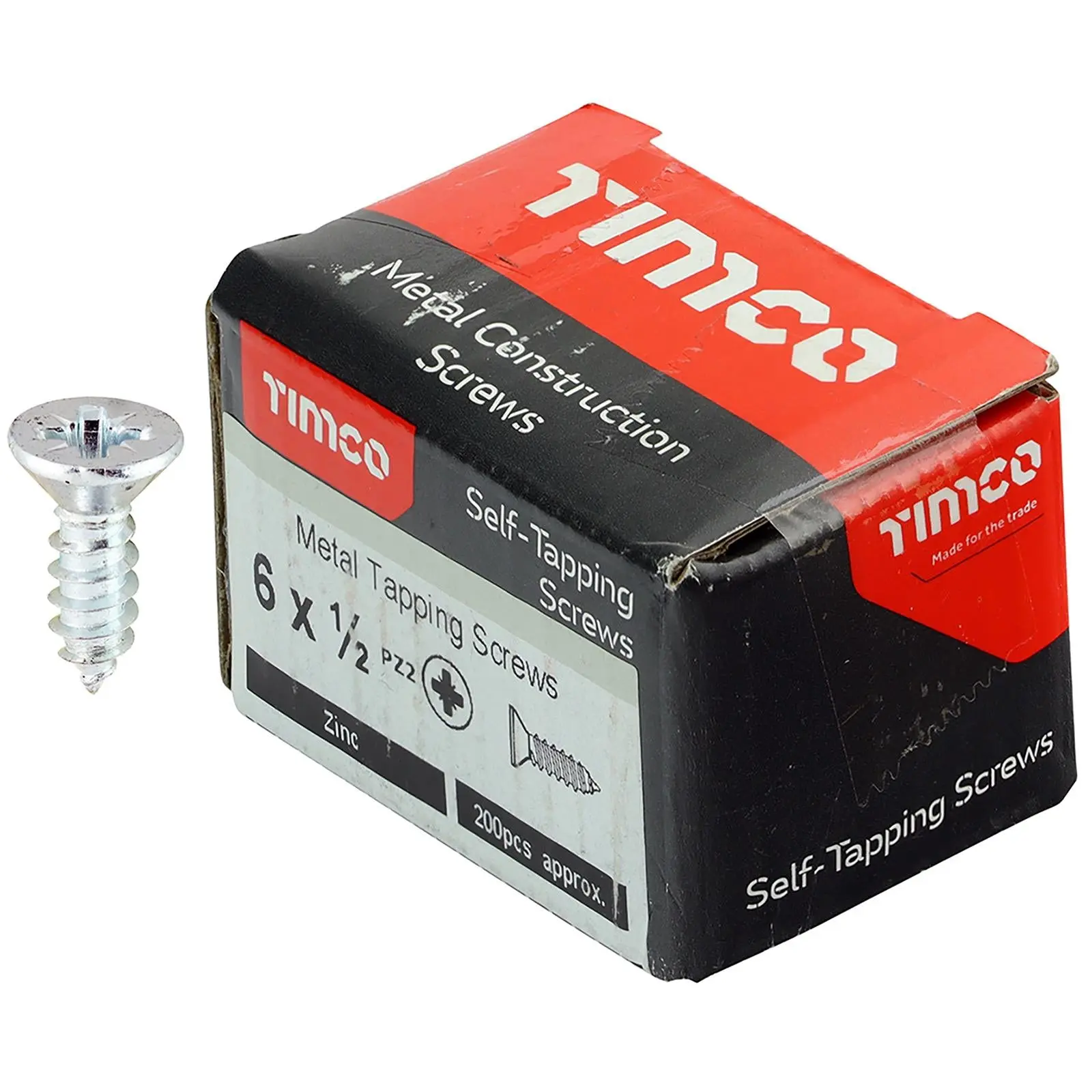 TIMCO Self Tapping Screws Countersunk Zinc Pozi - Choose Size - Image 7