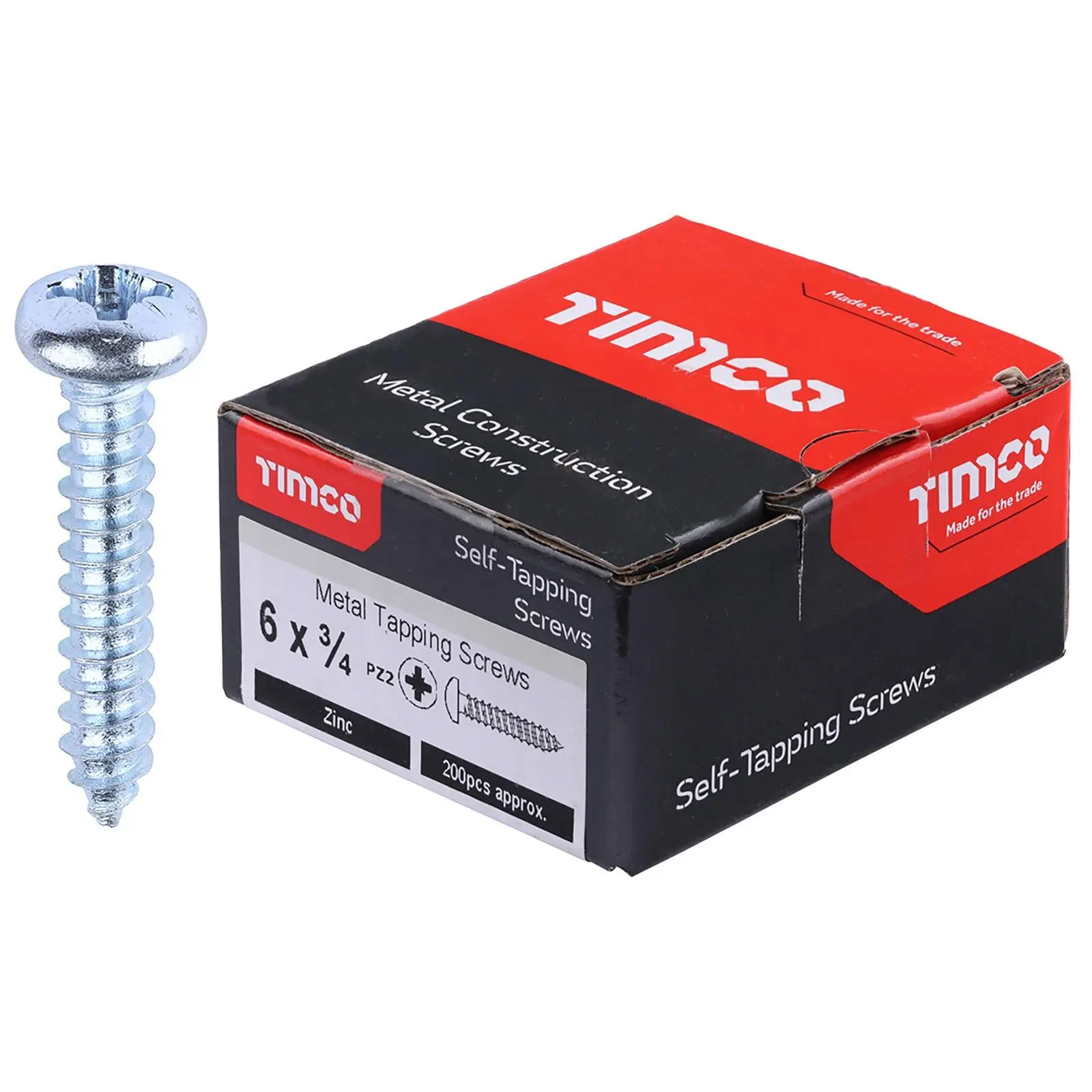 TIMCO Self Tapping Screws Pan Head Zinc Pozi - Choose Size - Image 10