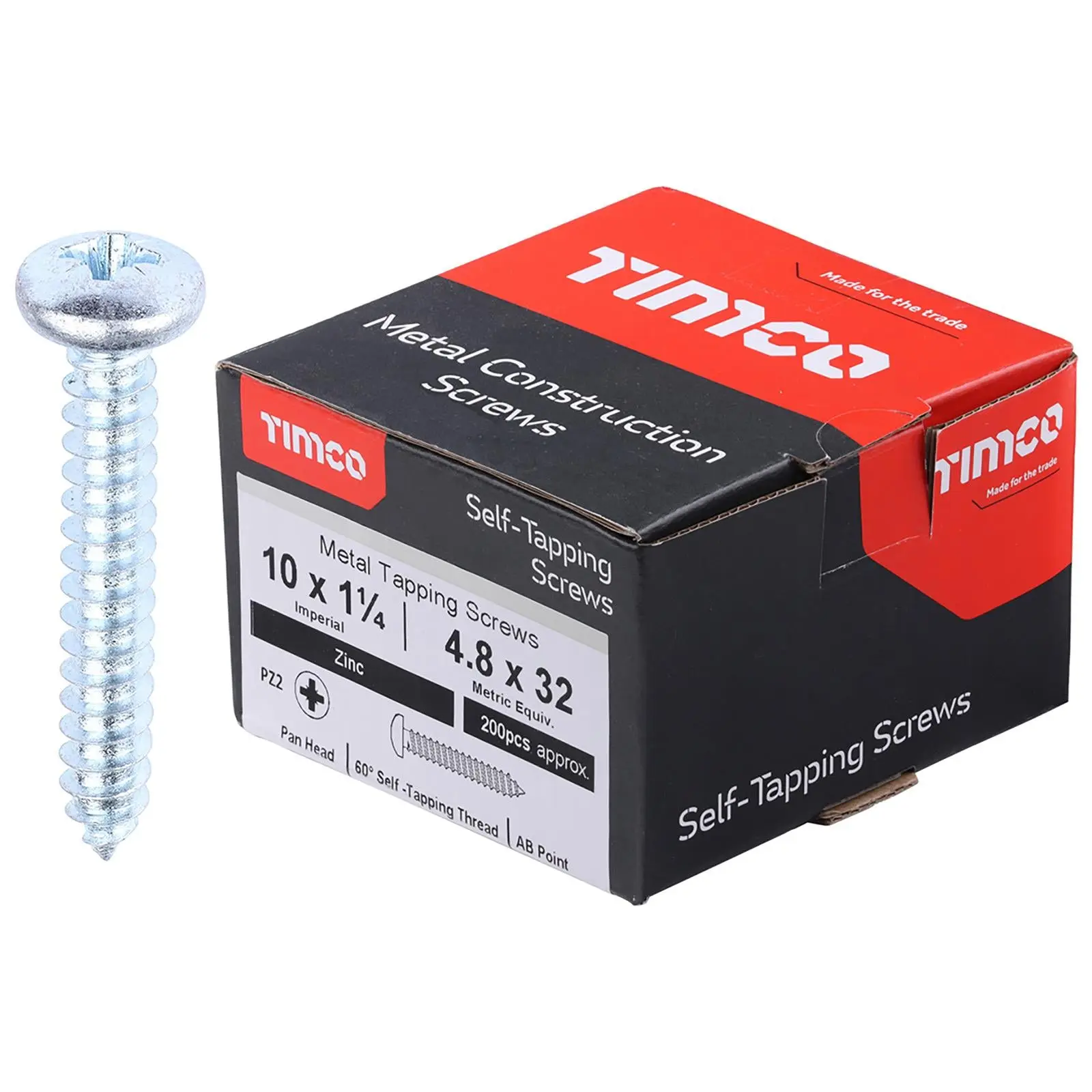 TIMCO Self Tapping Screws Pan Head Zinc Pozi - Choose Size - Image 21