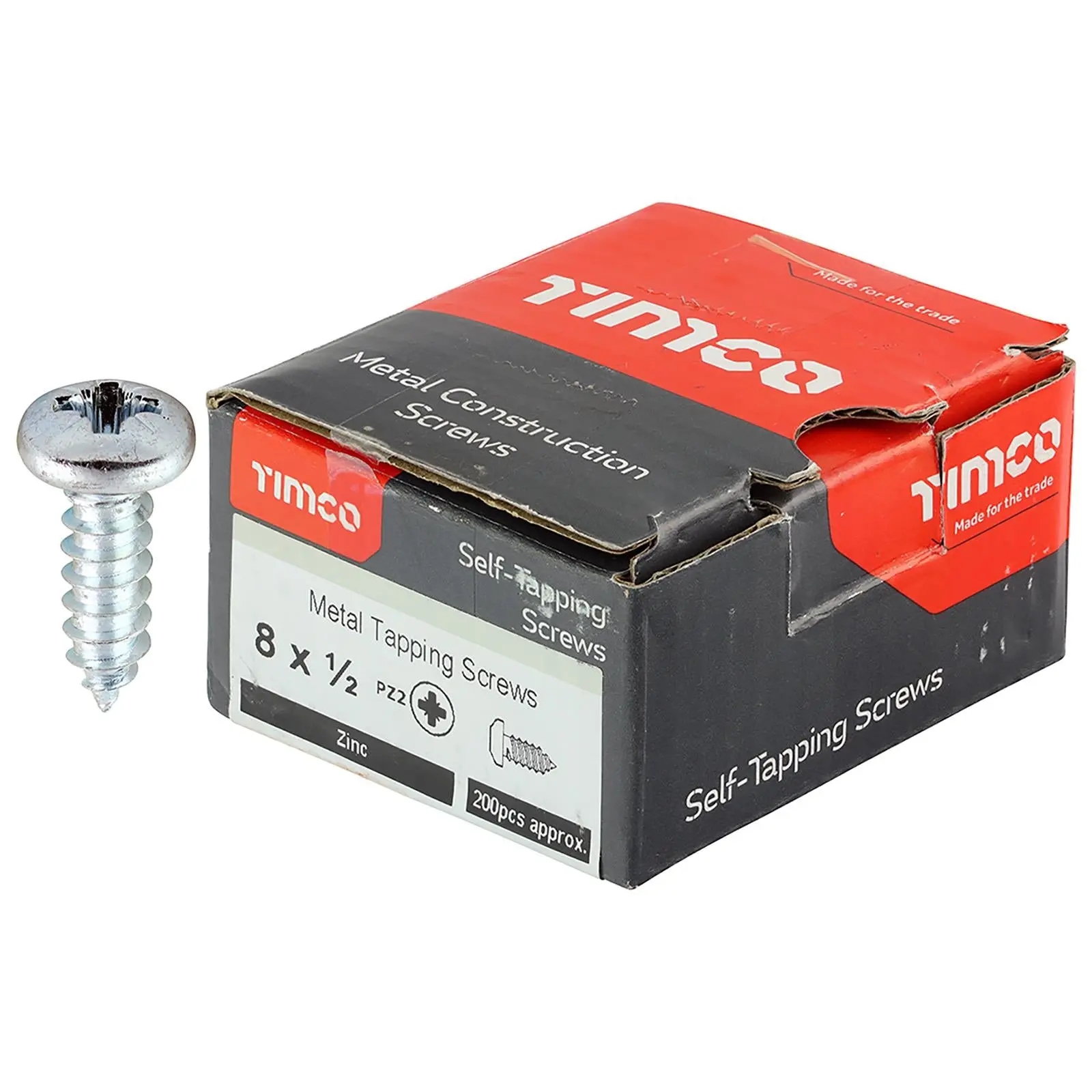 TIMCO Self Tapping Screws Pan Head Zinc Pozi - Choose Size - Image 27