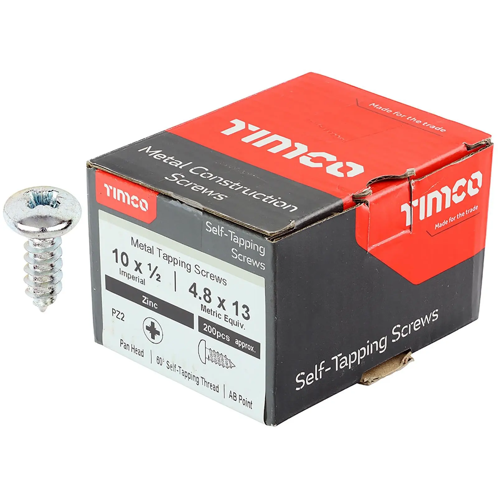 TIMCO Self Tapping Screws Pan Head Zinc Pozi - Choose Size - Image 31