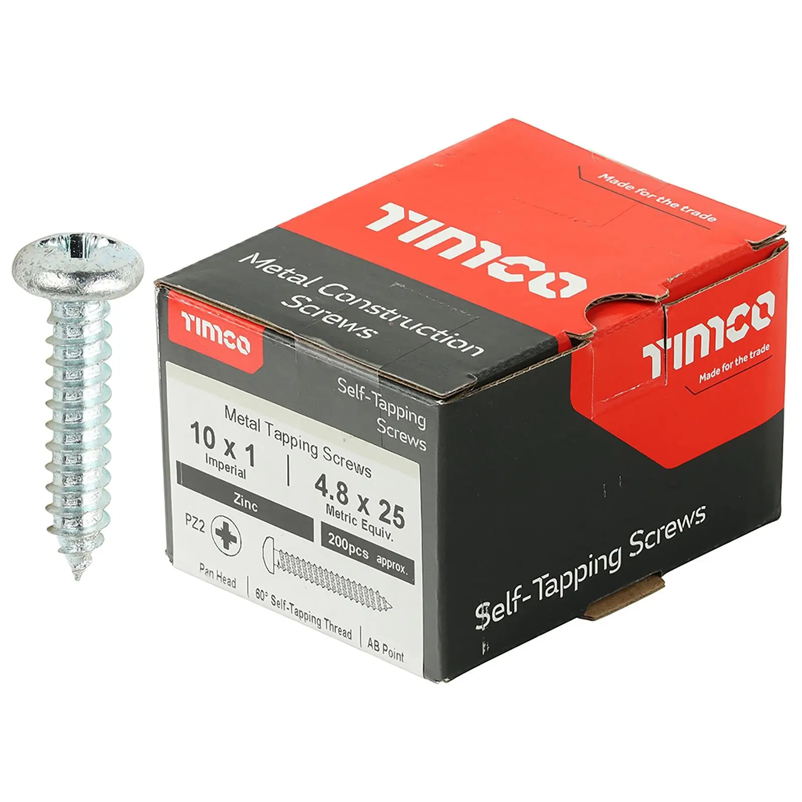 TIMCO Self Tapping Screws Pan Head Zinc Pozi - Choose Size - Image 32