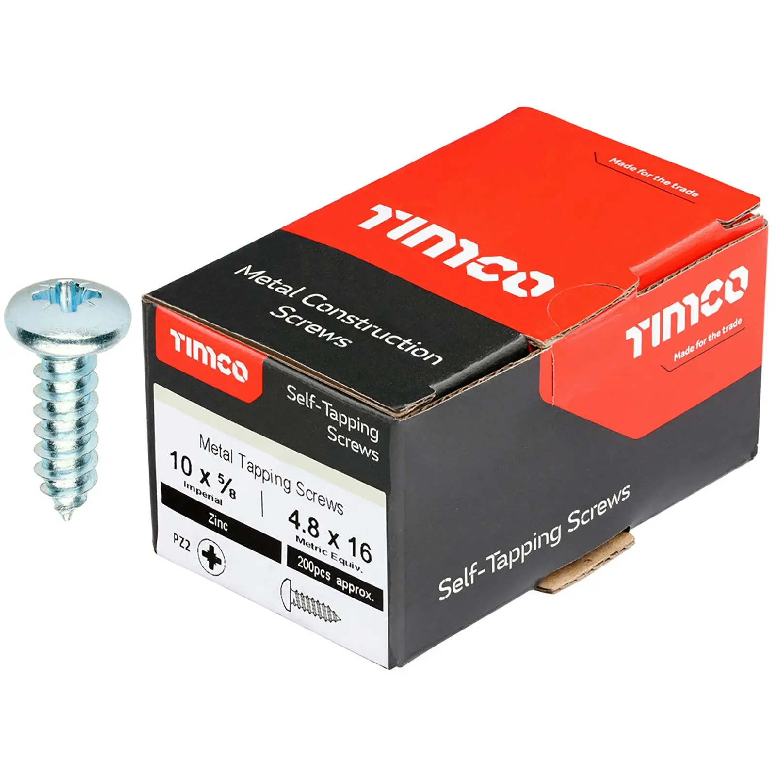 TIMCO Self Tapping Screws Pan Head Zinc Pozi - Choose Size - Image 33