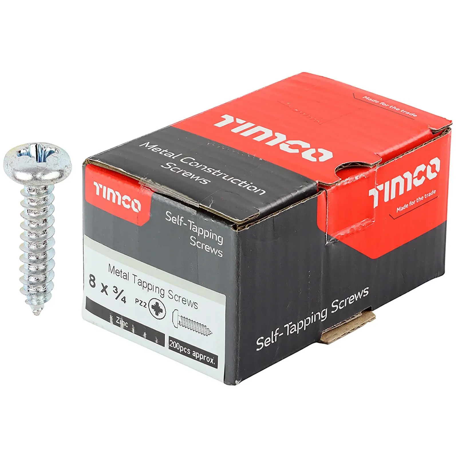 TIMCO Self Tapping Screws Pan Head Zinc Pozi - Choose Size - Image 4