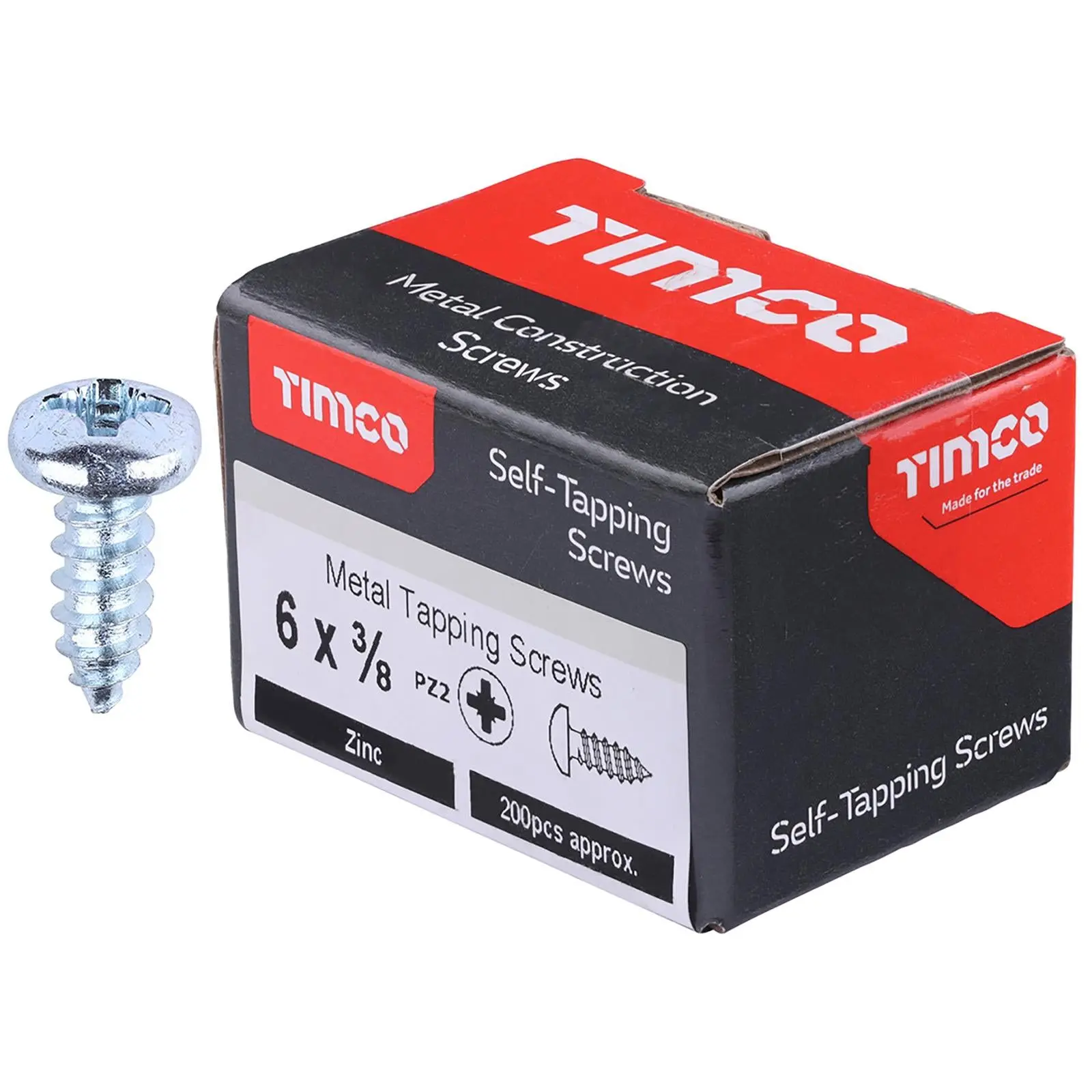 TIMCO Self Tapping Screws Pan Head Zinc Pozi - Choose Size - Image 7