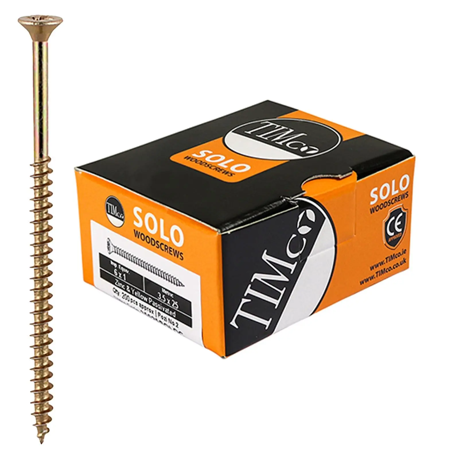 TIMCO SOLO Wood Screws Yellow Double Countersunk Pozi Boxed - Choose Size - Image 6