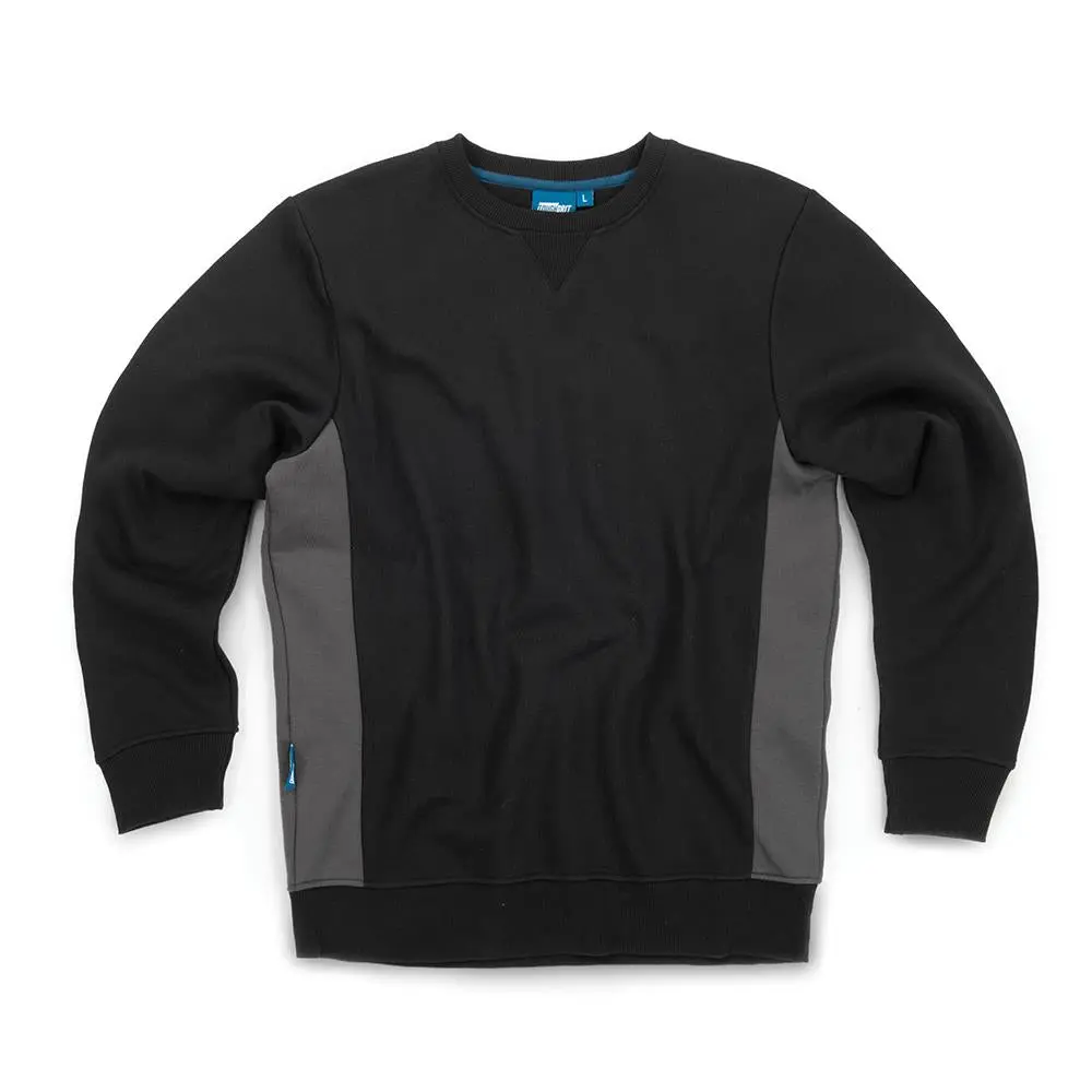 Tough Grit 2-Tone Sweatshirt Black / Charcoal L 857935