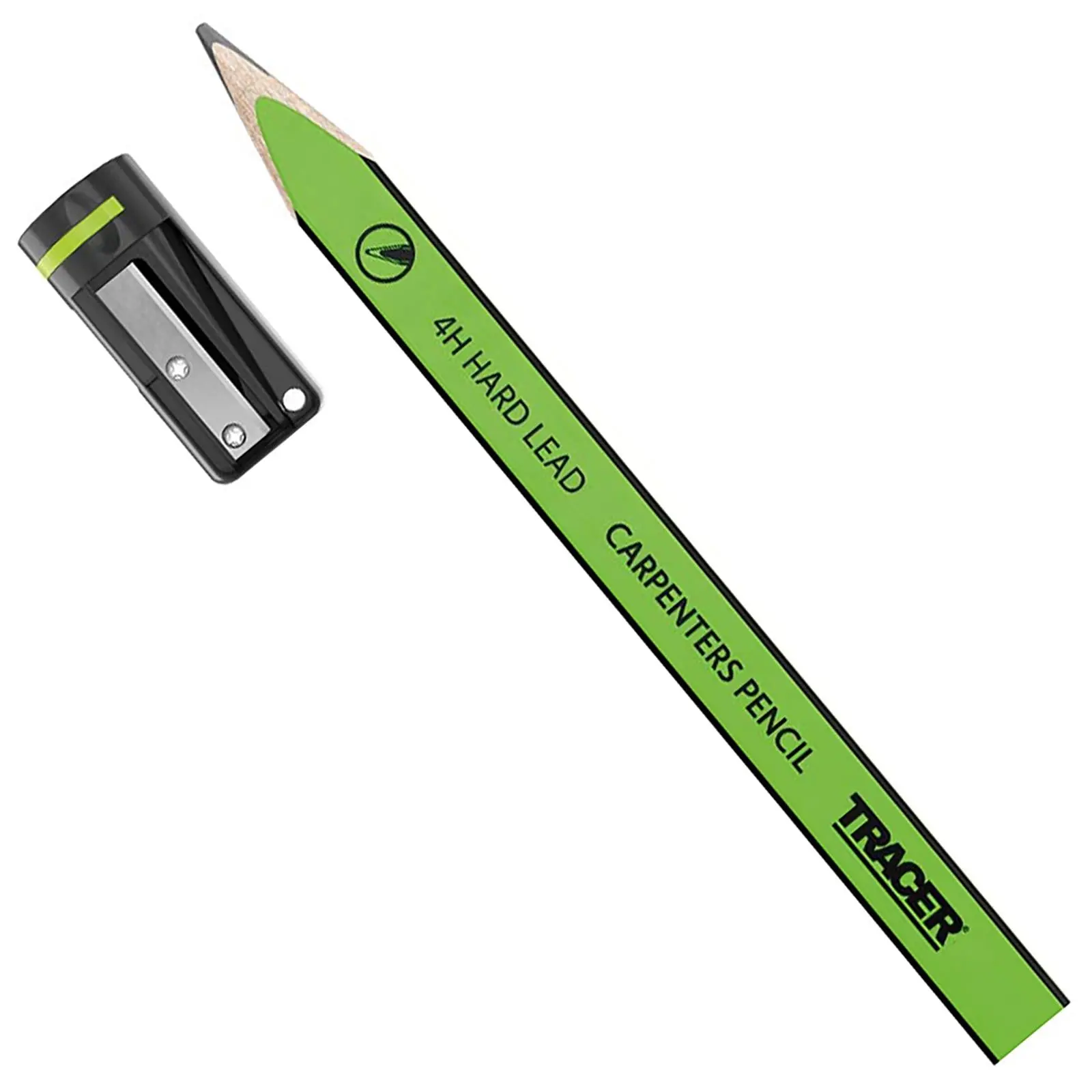 TRACER Carpenters Pencils with Sharpener 12 Pack