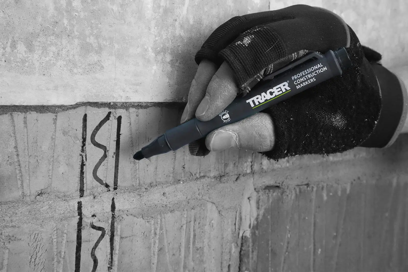 TRACER Clog Free Permanent Marker Kit 3 Piece Pack (Black Blue Red) comes with Site Holsters - Image 10