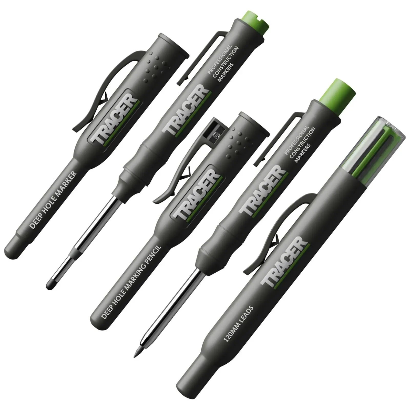 TRACER Complete Marking Kit Deep Hole Marker Pen Pencil and ALH1 Lead Set with Holsters - Image 3