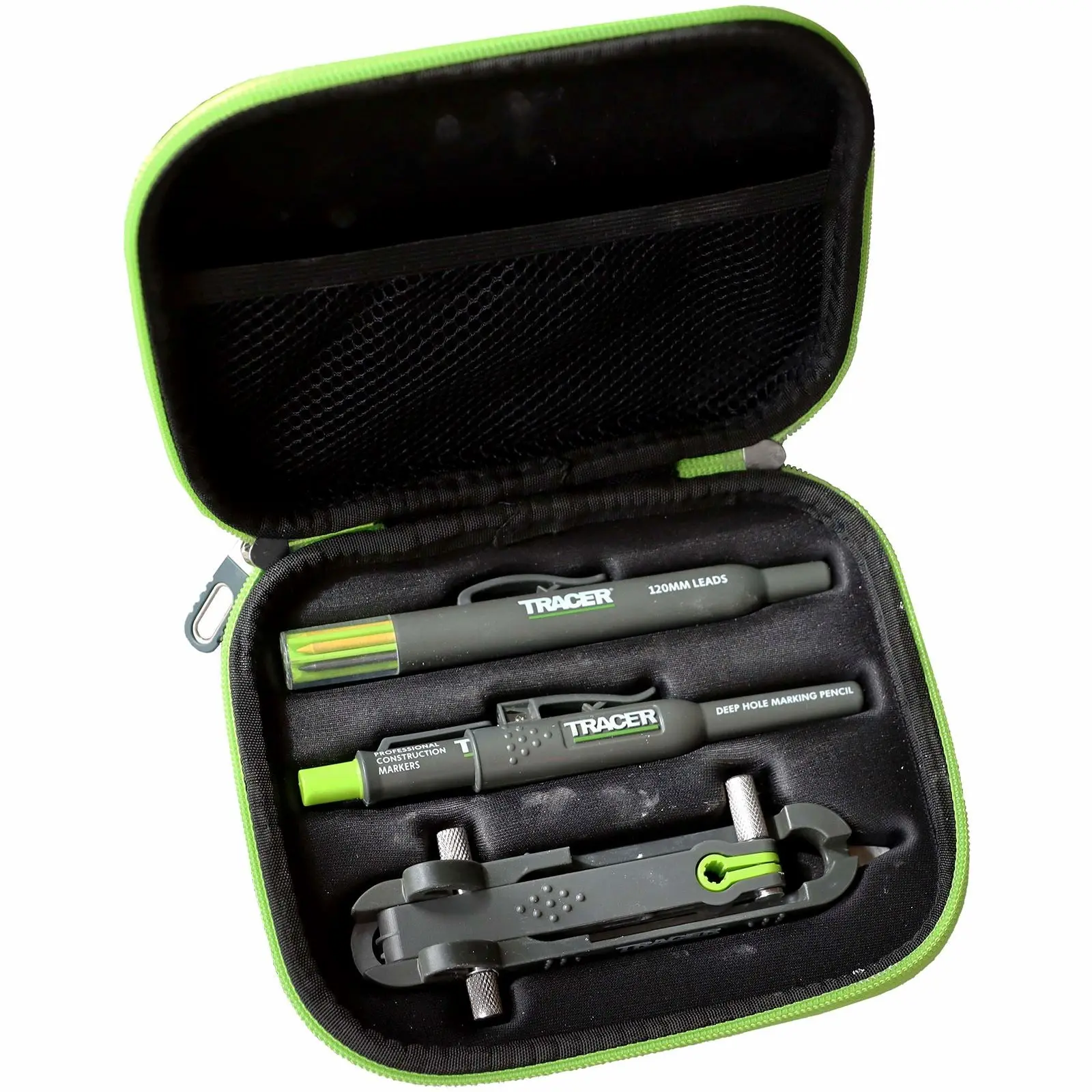 TRACER Pro Scribe Tool Deep Hole Pencil and 6 Replacement Lead Holster - Image 2