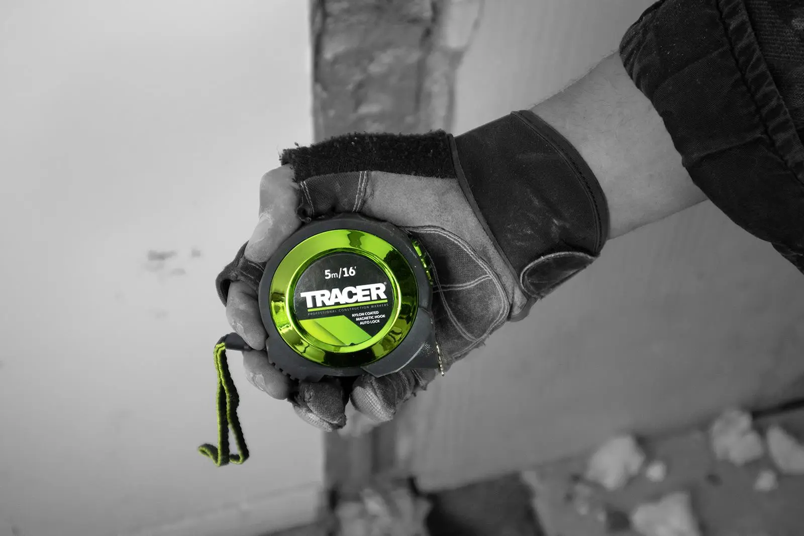 TRACER Tape Measure 5m Auto Lock Nylon Coated and Large Magnetic Hook - Image 5