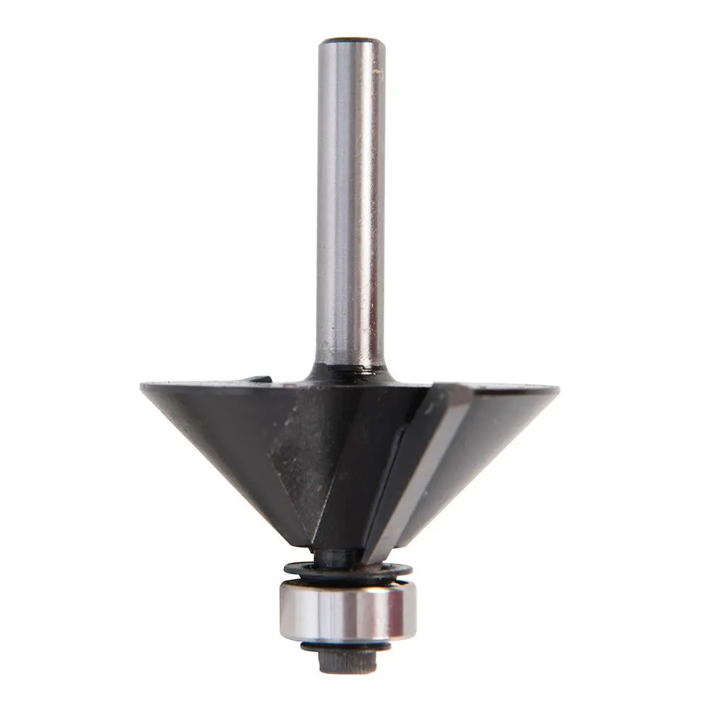 Triton 1/4" Chamfer Cutter Router Bit 1 5/8" x 13/16" x 1/2" x 45° - Image 2
