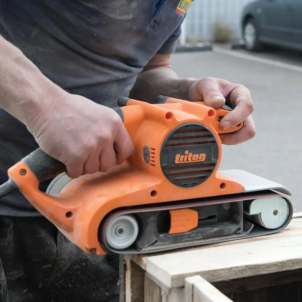 Triton 1200W Belt Sander 100mm T41200BS 490239 - Image 10