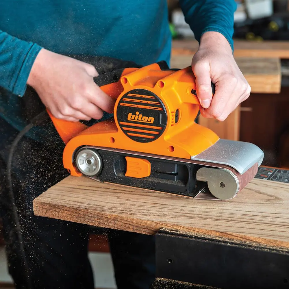Triton 1200W Belt Sander 100mm T41200BS 490239 - Image 5
