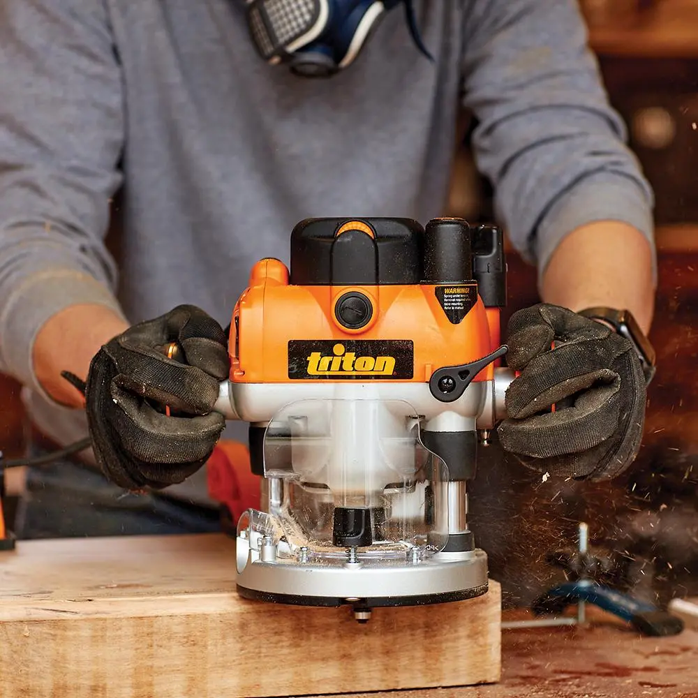 Triton 1400W Dual Mode Precision Plunge Router MOF001 330085 - Image 11