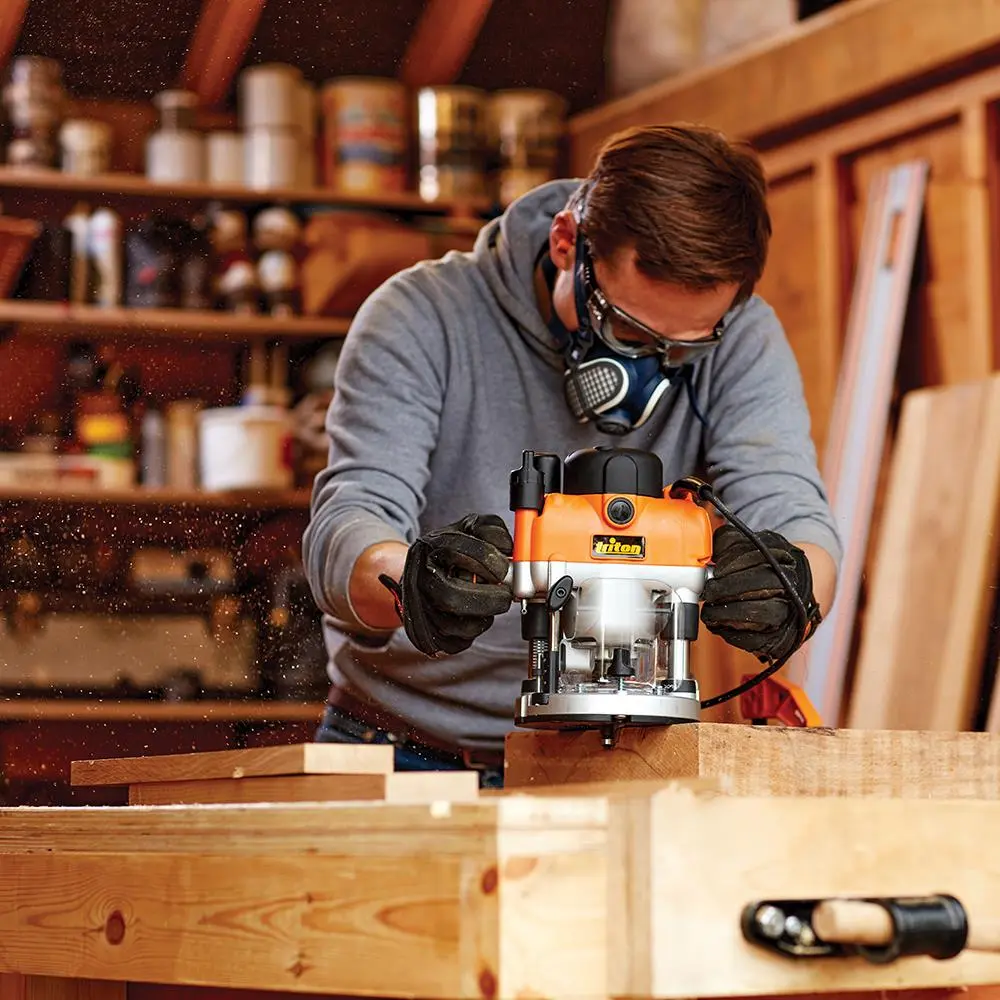 Triton 1400W Dual Mode Precision Plunge Router MOF001 330085 - Image 5