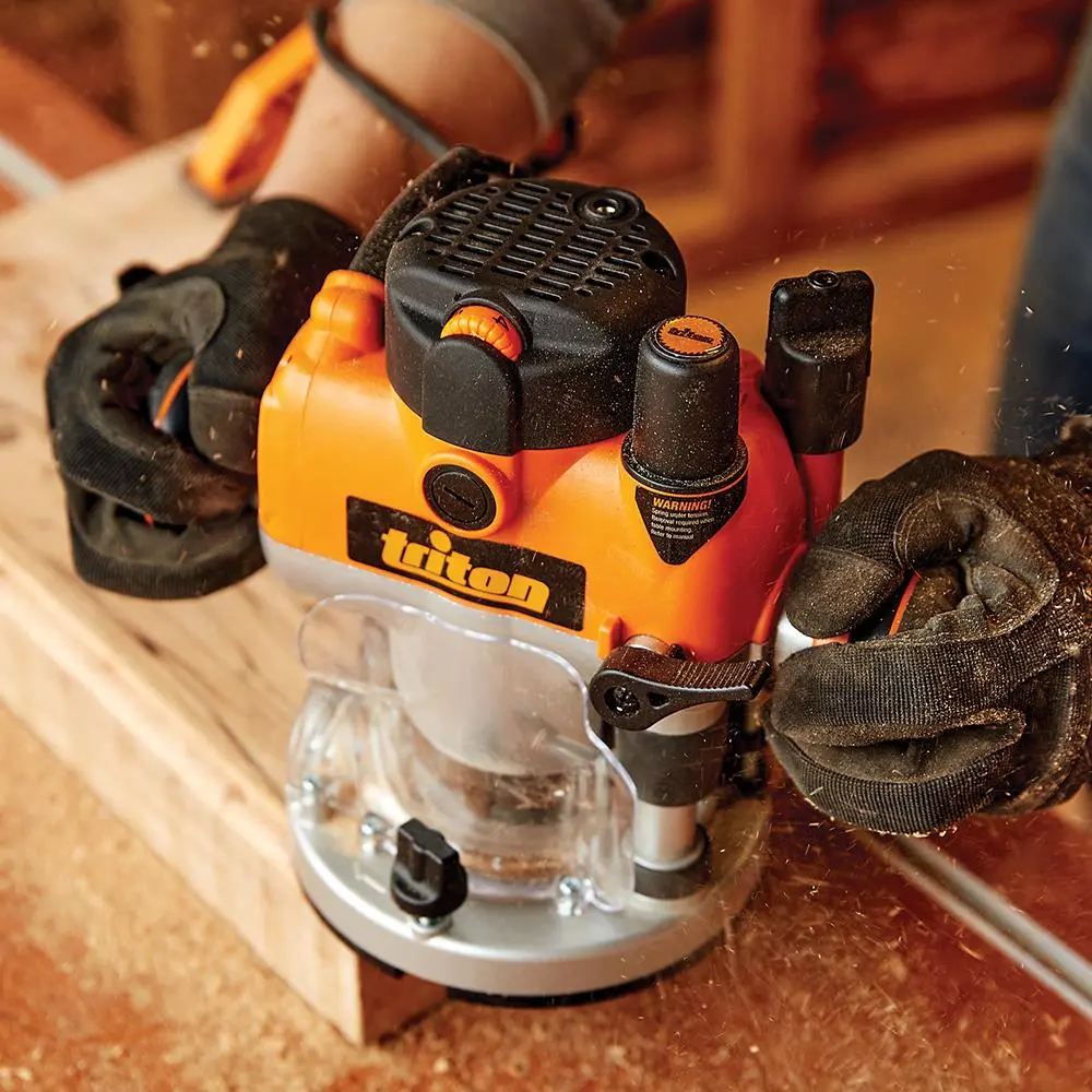 Triton 1400W Dual Mode Precision Plunge Router MOF001 330085 - Image 9