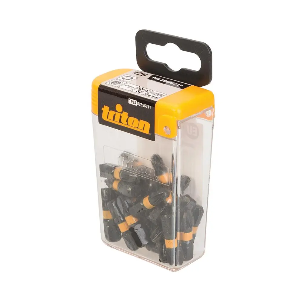 Triton 25 Piece Impact Bit Sets 25mm Pozi, Phillips, Slotted, Torx Or Square - Image 17