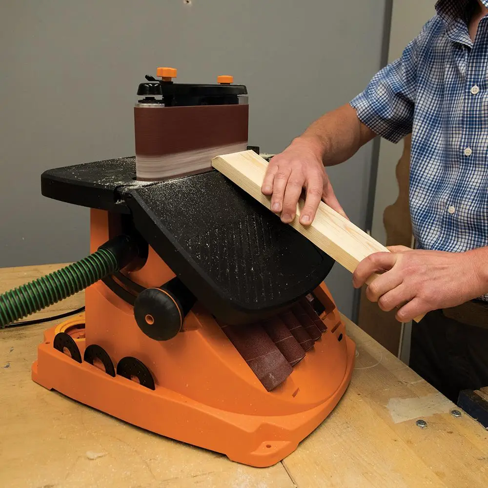 Triton 450W Oscillating Spindle & Belt Sander TSPST450 977604 - Image 2