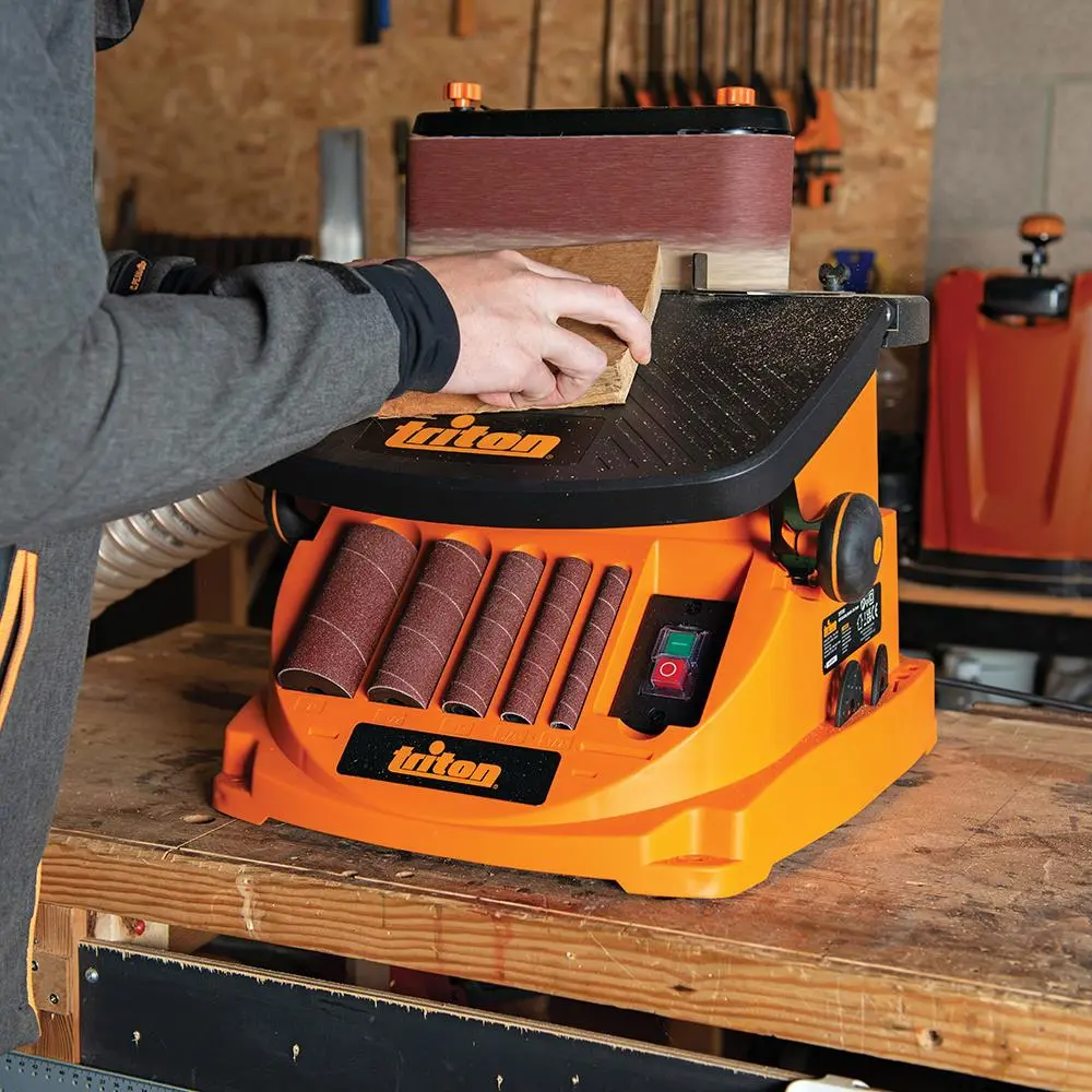 Triton 450W Oscillating Spindle & Belt Sander TSPST450 977604 - Image 8