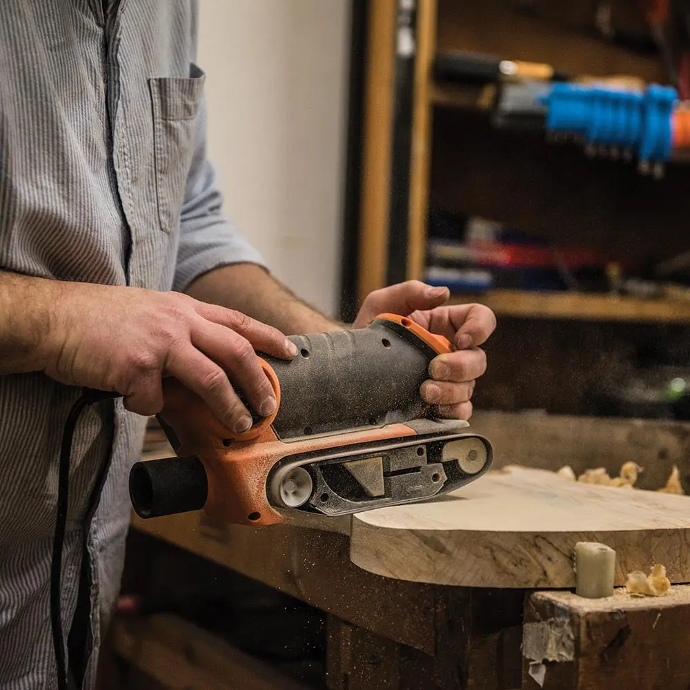 Triton 450W Palm Belt Sander 64mm TCMBS 475114 - Image 2