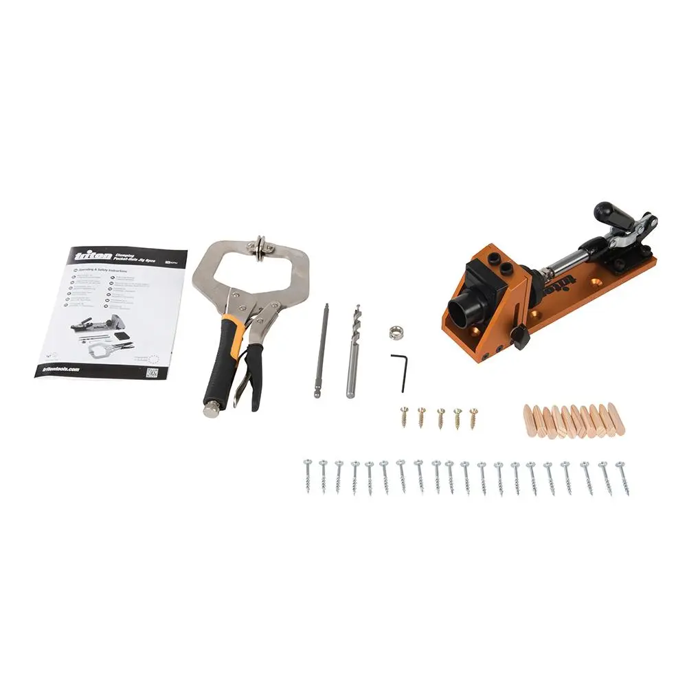Triton Clamping Pocket-Hole Jig 8pce TW8CPHJ 301392 - Image 5