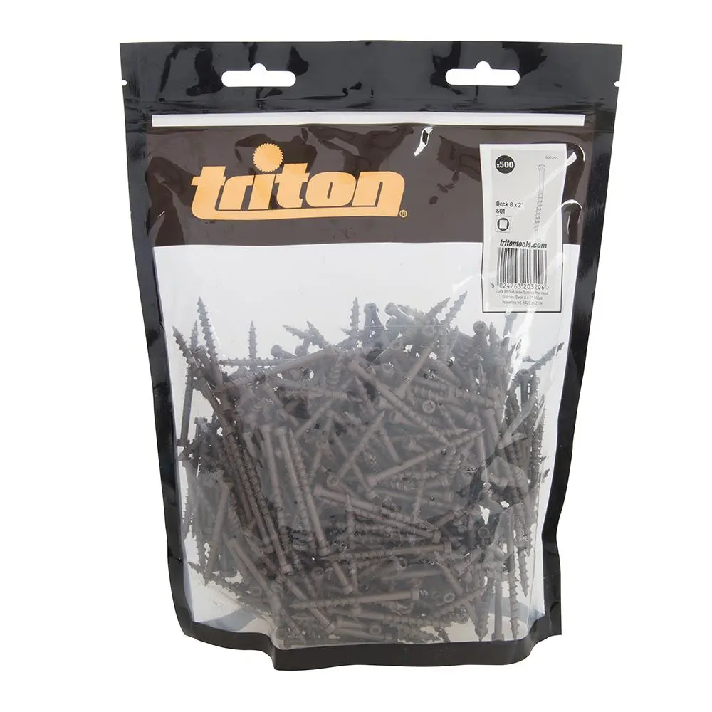 Triton Deck Pocket-Hole Screws Pan Head Coarse 8 x 2" 500pk 632291 - Image 4