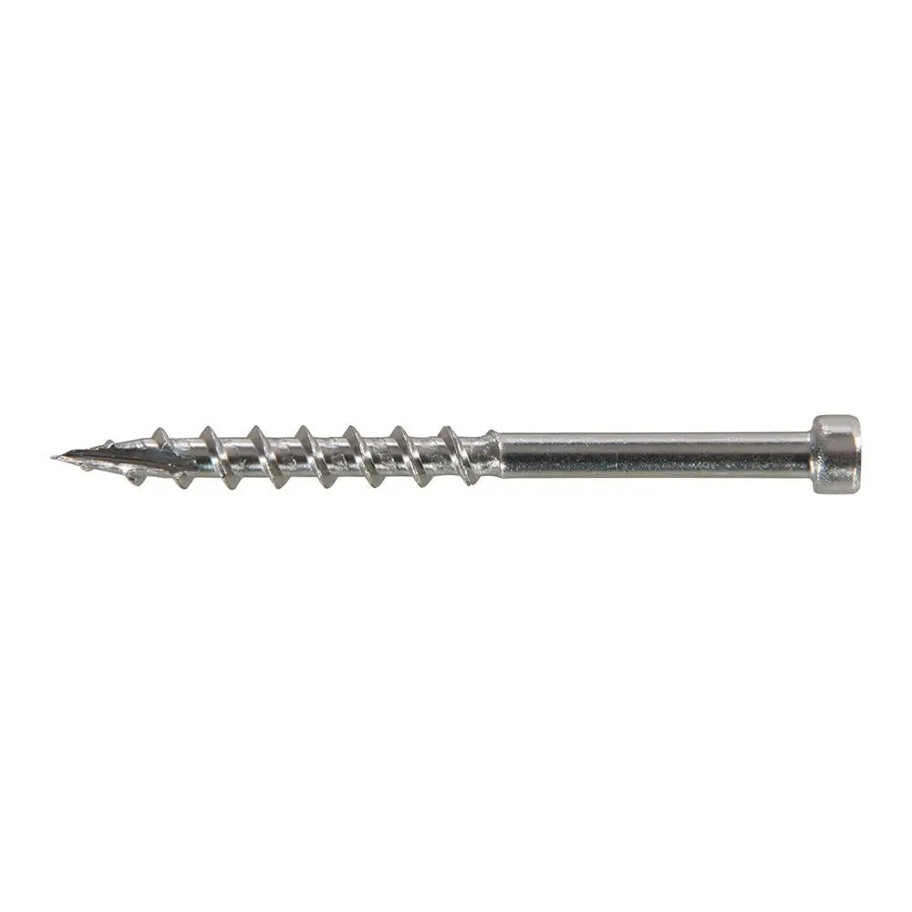 Triton Stainless Steel Pocket-Hole Screws Pan Head Coarse SS Deck 8 x 2" 500pk 703052 - Image 3