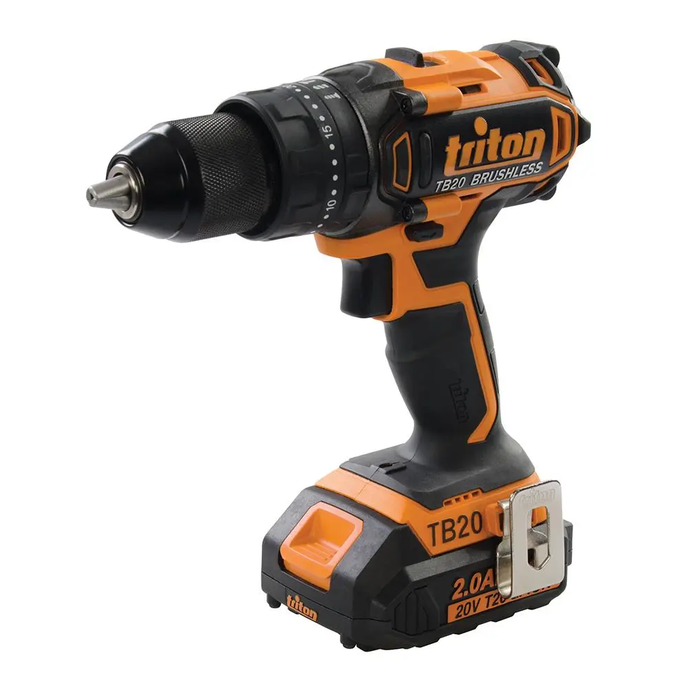 Triton T20 Brushless Combi Hammer Drill 20V T20CHBL 445887