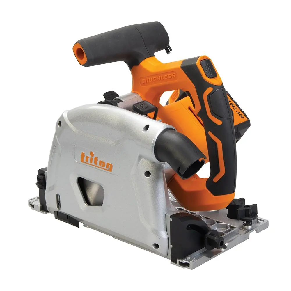 Triton T20 Brushless Plunge Track Saw Kit 20V T20TS165BLKIT 985836 - Image 7