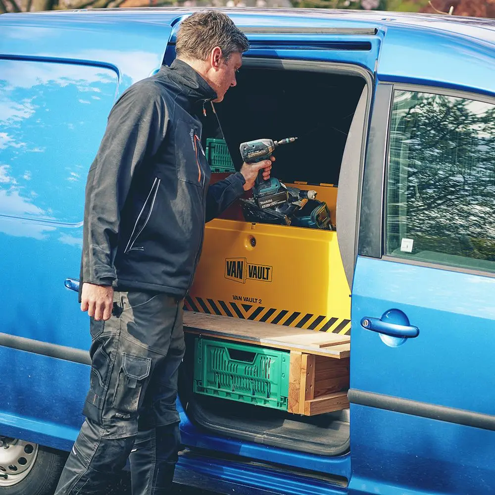 Van Vault 2 Secure Tool Storage Box 48kg 930 x 530 500mm S10810 - Image 2