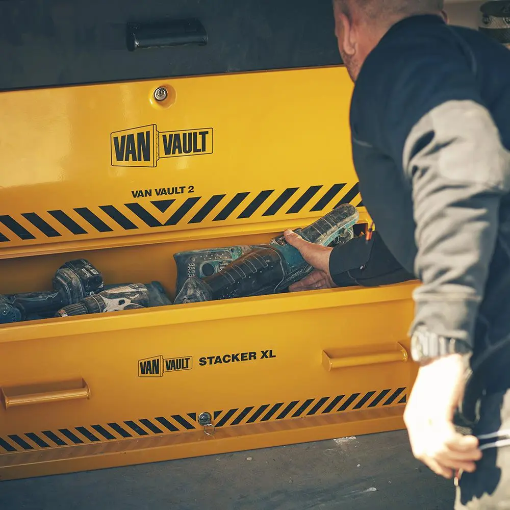 Van Vault Stacker Secure Tool Storage Box 39kg 910 x 485 313mm S10890 - Image 3