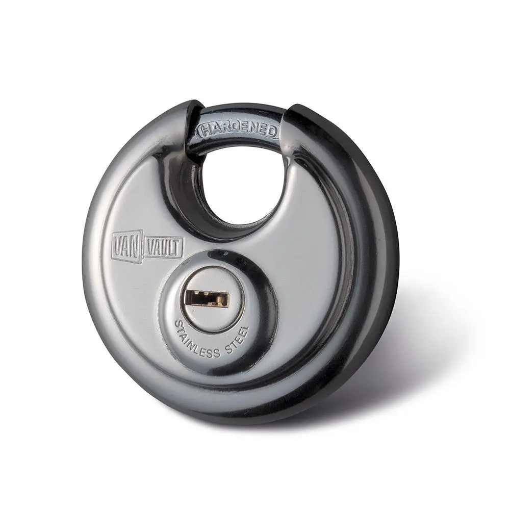 Van Vault Stainless Steel Disc Padlock 70mm S10063