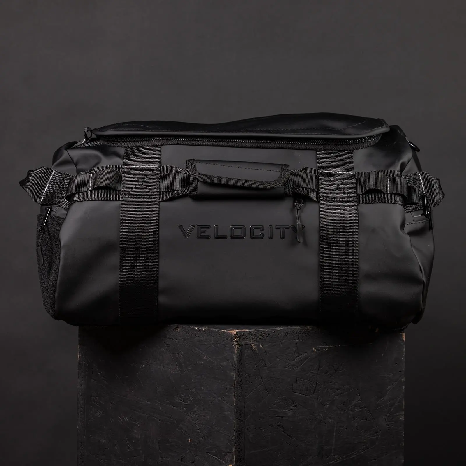 Velocity 40L Duffel Gym Travel Bag - Shadow Black DB-40 - Image 6
