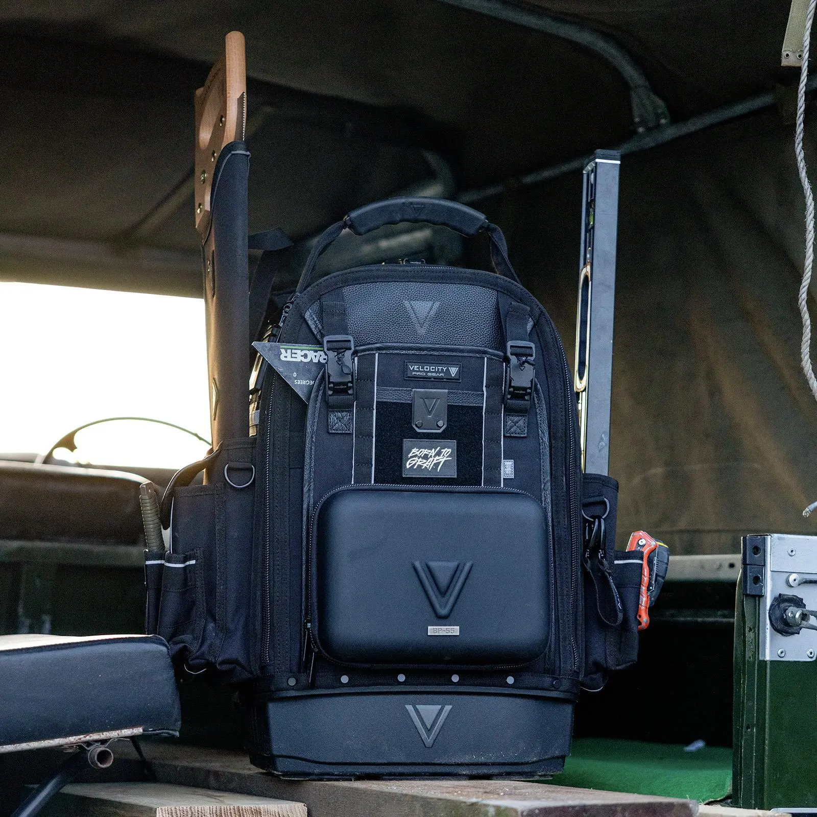 Velocity Rogue 55 Carpenter Backpack - Shadow Black - Connect Compatible BP-55-S - Image 2