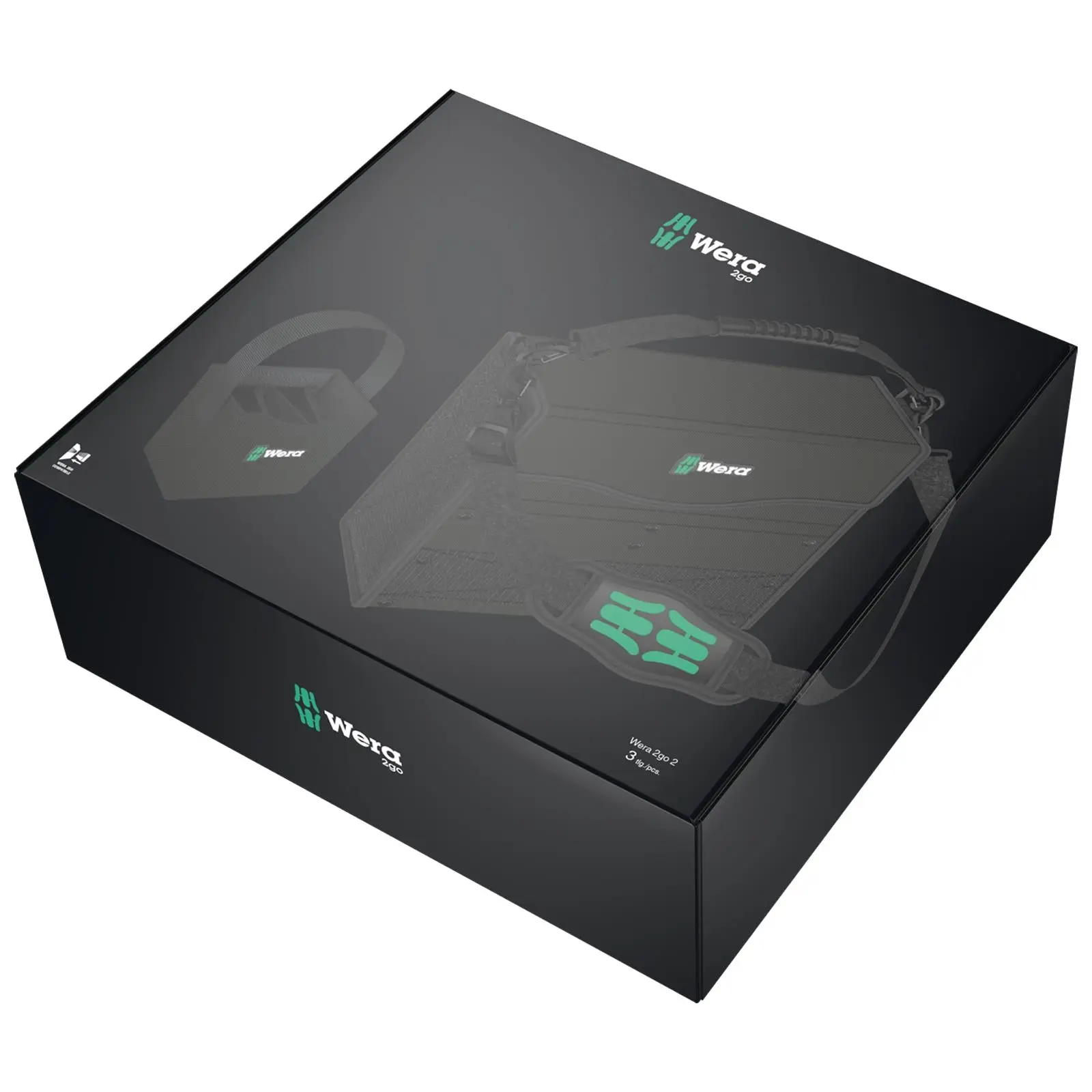 Wera 2go 2 Tool Container 3 Piece Tool Storage Bag - Image 4