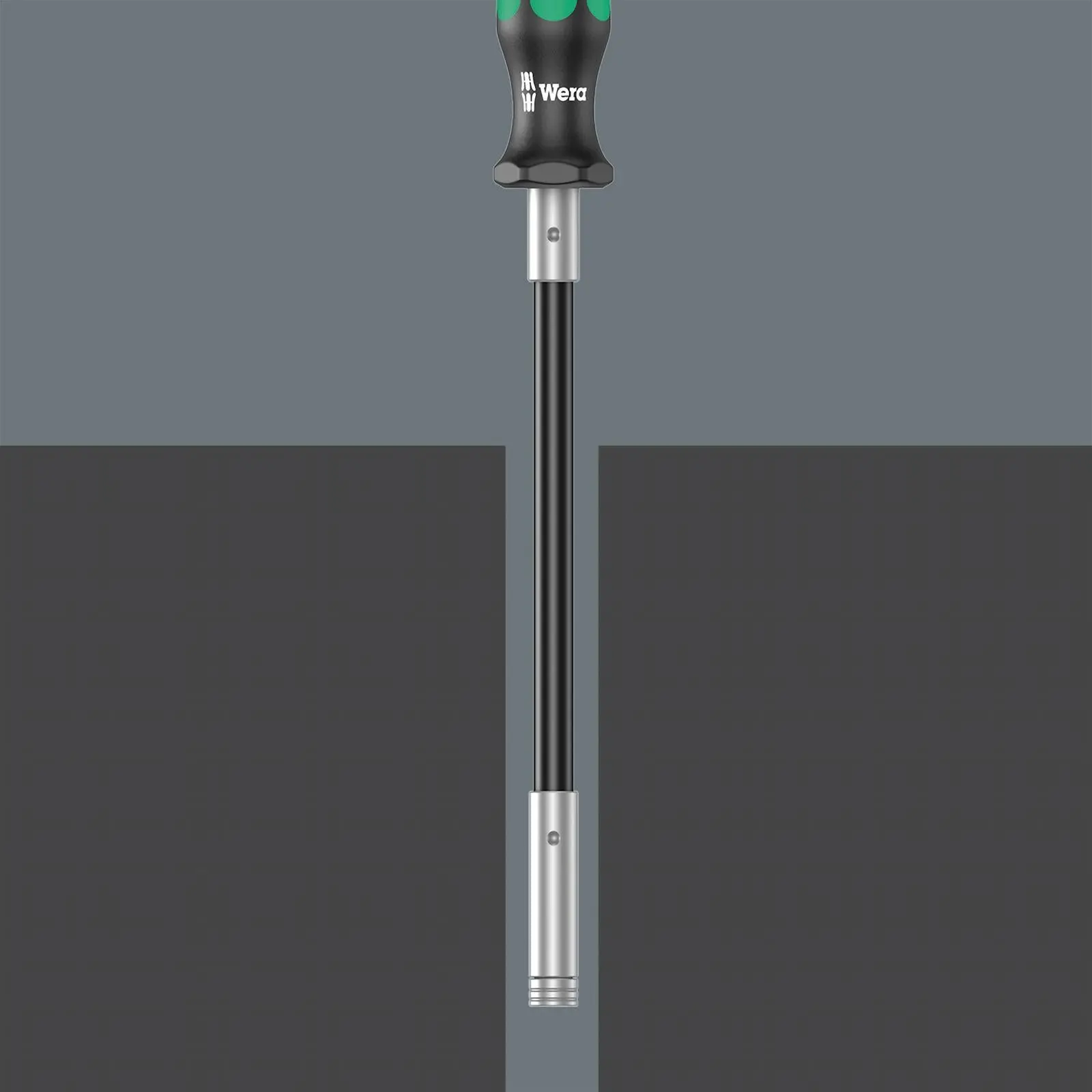 Wera 393 S Kraftform Kompakt Screwdriver Bit Holder Extra Slim with Flexible Shaft - Image 5