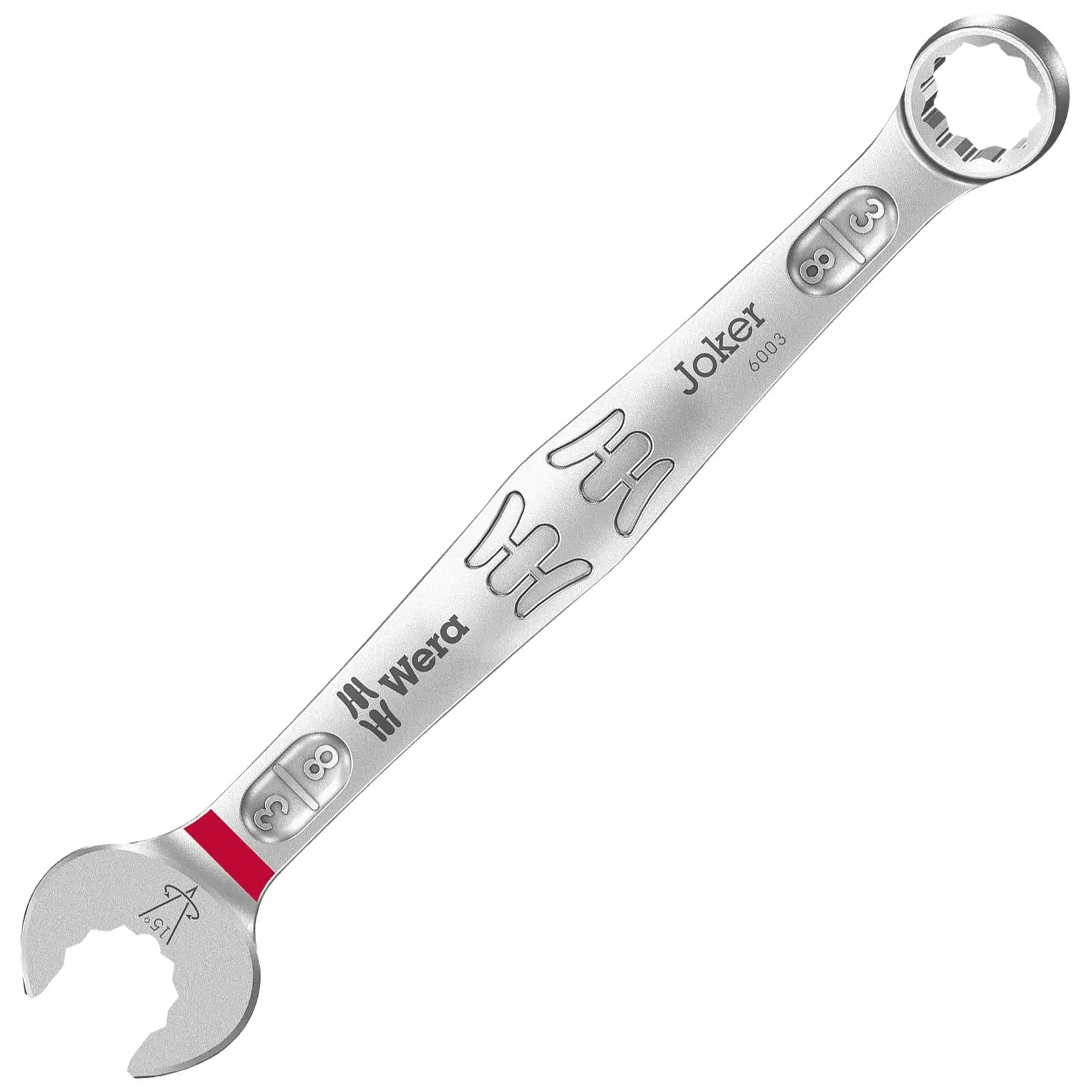 Wera 6003 Joker Combination Spanner Wrench Open End Ring Imperial - Image 16