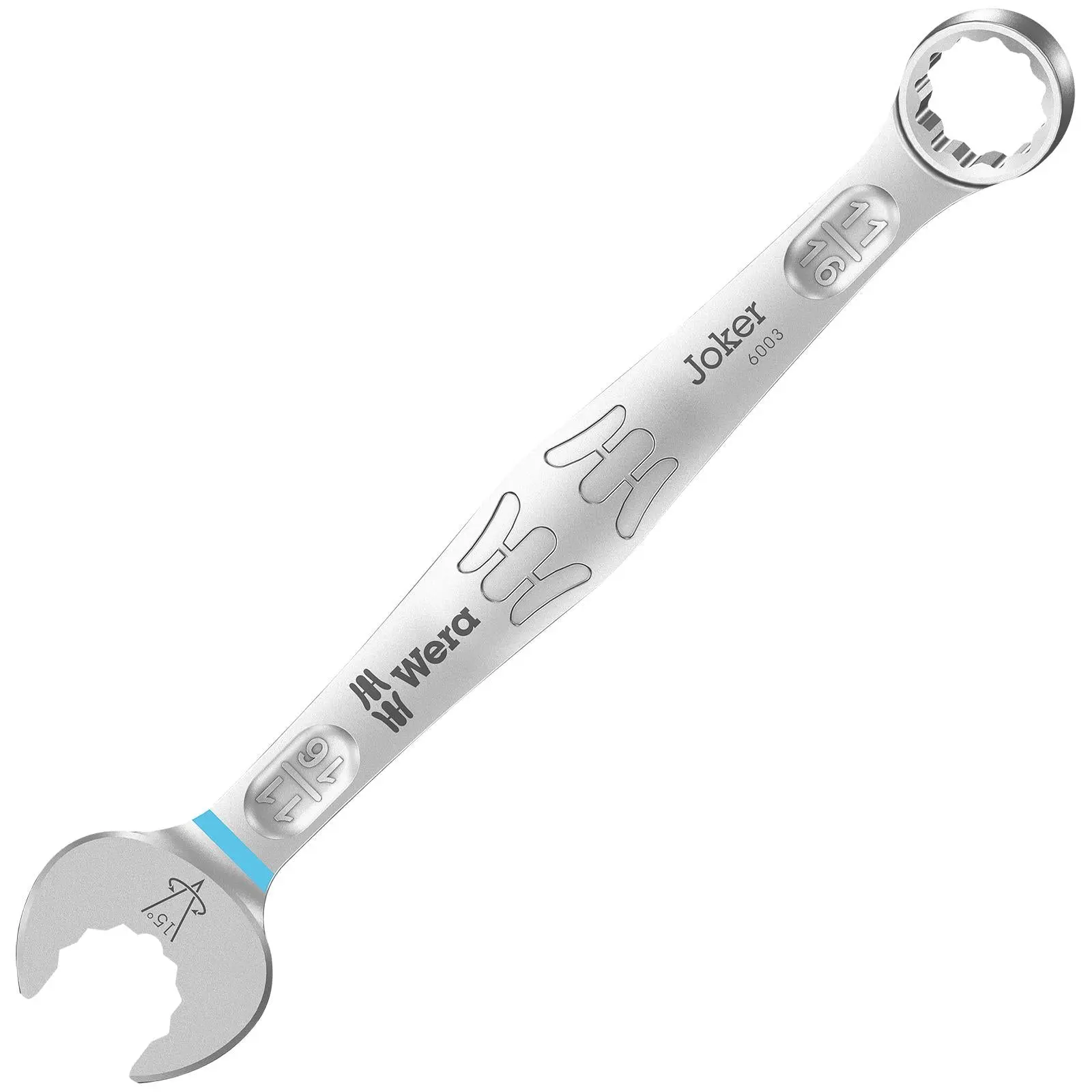 Wera 6003 Joker Combination Spanner Wrench Open End Ring Imperial - Image 8