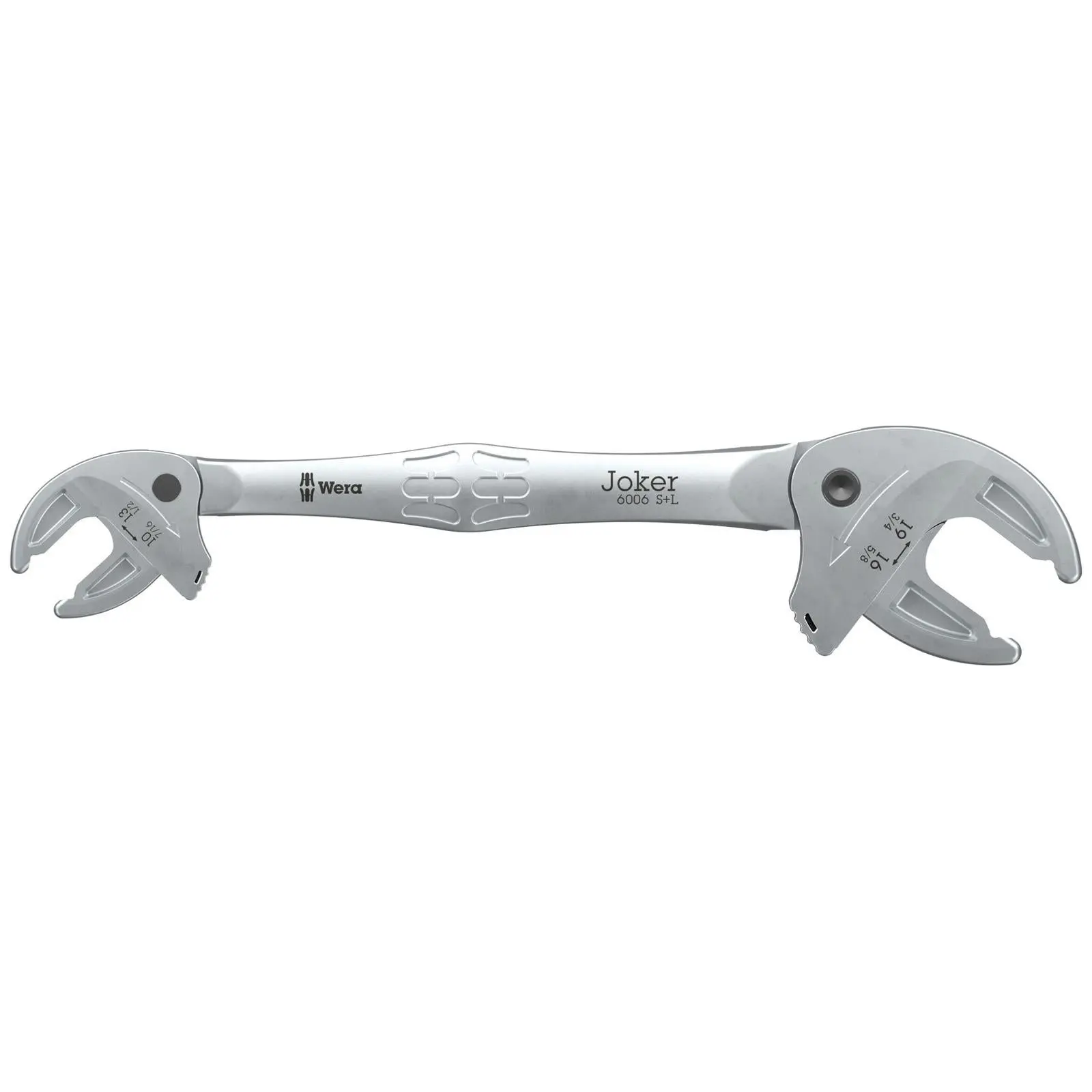 Wera 6006 Joker S/L Self Setting Double Open End Ratchet Spanner 10-13mm and 16-19mm