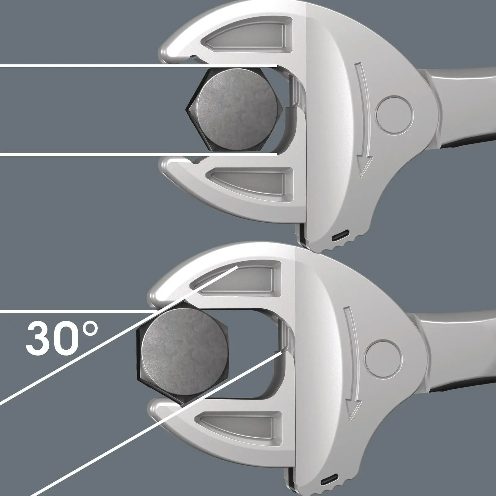 Wera 6006 Joker S/L Self Setting Double Open End Ratchet Spanner 10-13mm and 16-19mm - Image 8