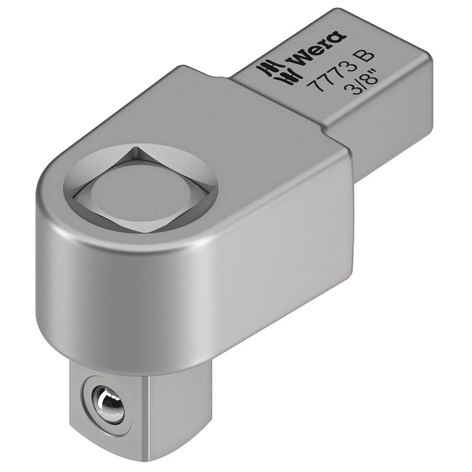 Wera 7773 B 3/8" Square Drive Insert for the Click-Torque X Series with 9x12mm Mounting