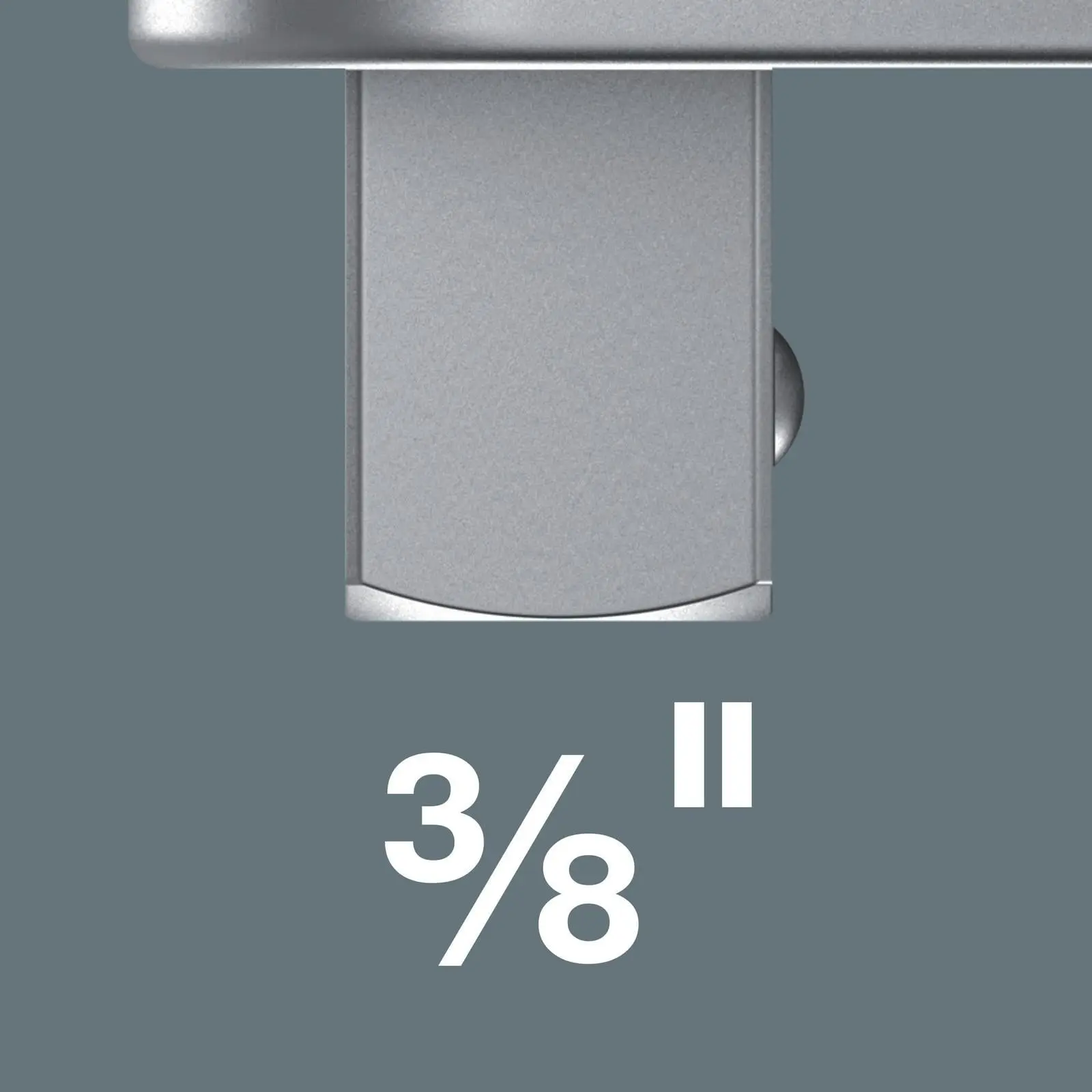 Wera 7773 B 3/8" Square Drive Insert for the Click-Torque X Series with 9x12mm Mounting - Image 3