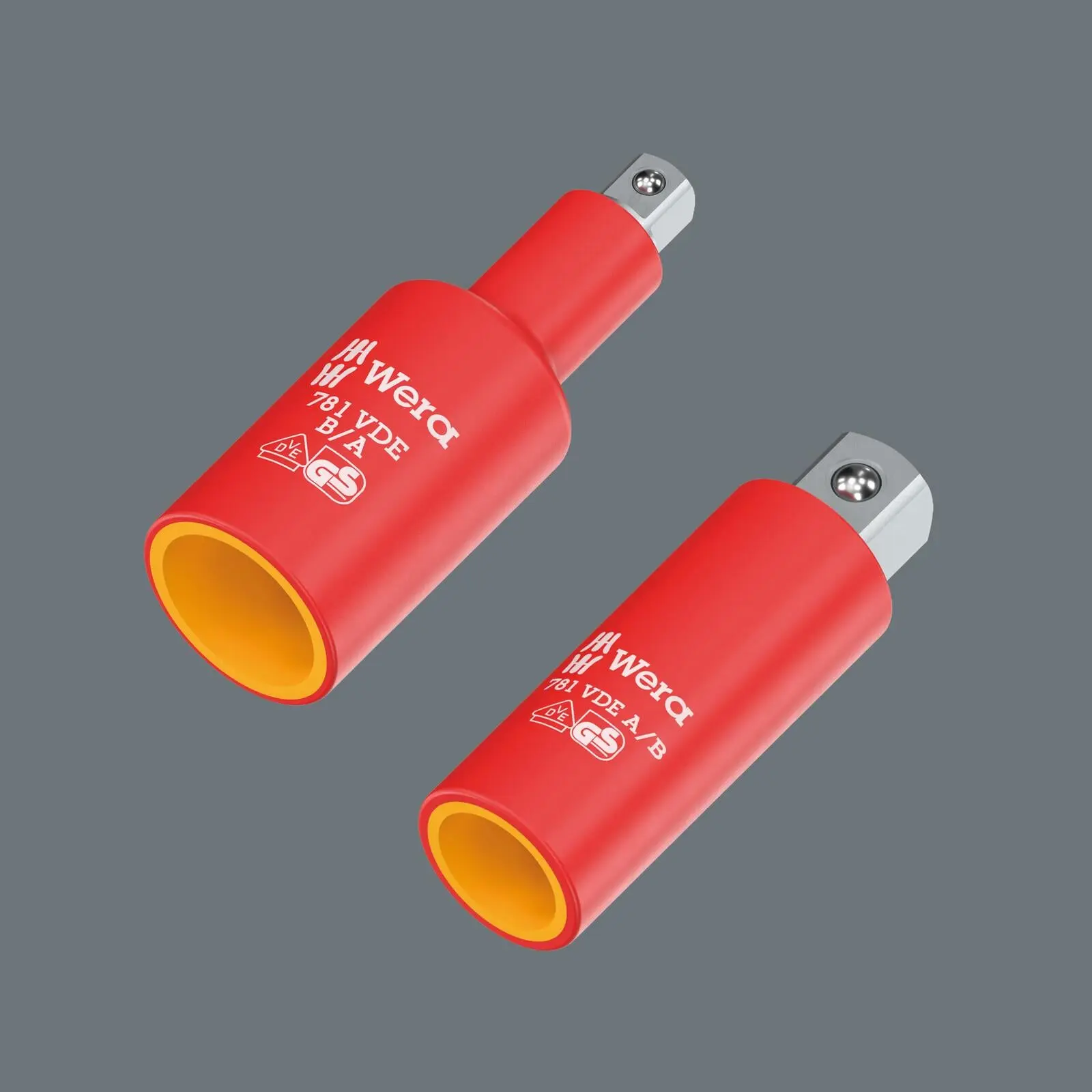Wera 781 A/B VDE Insulated Socket Adaptor Connector 1/4" to 3/8" Drive - Image 5