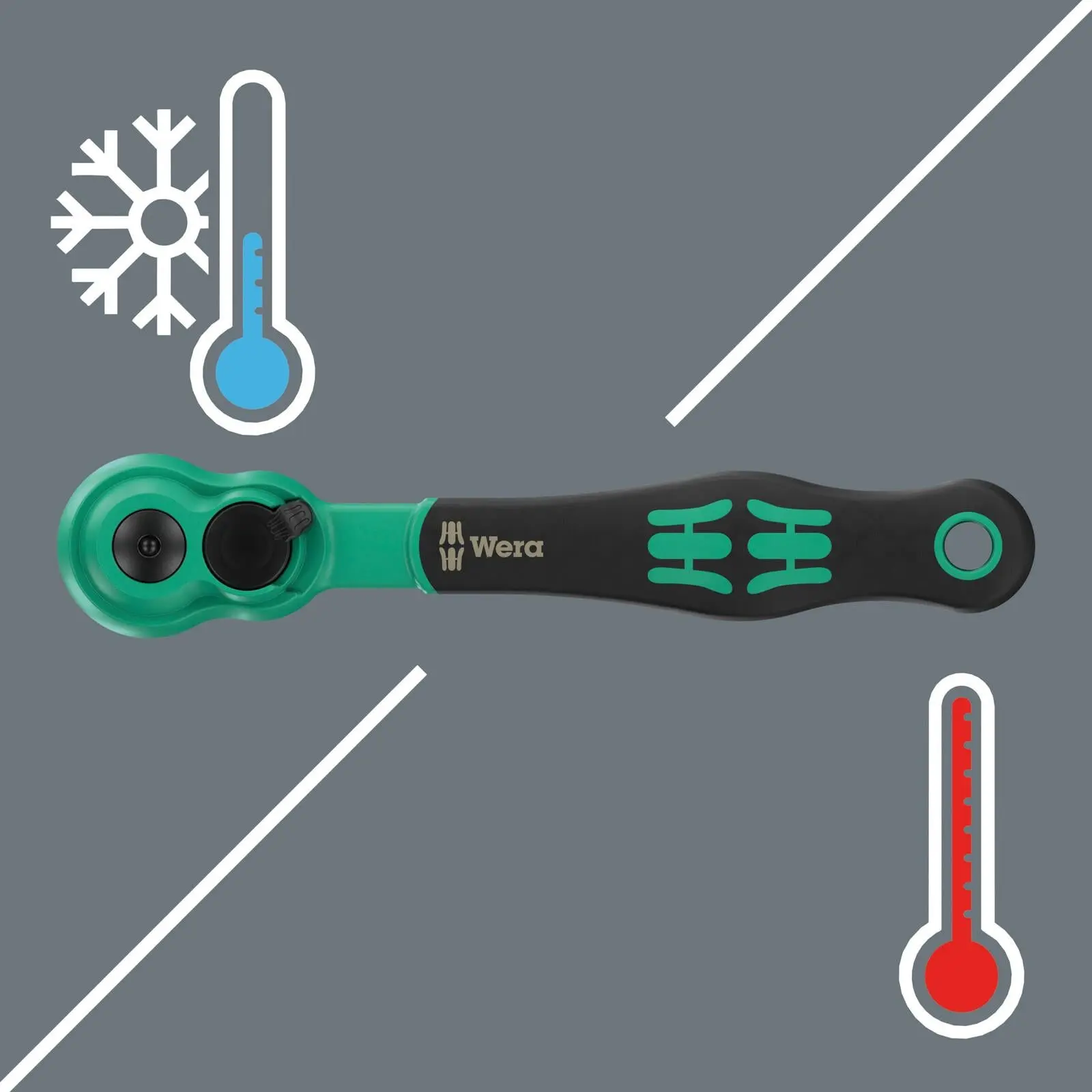Wera 8100 SA 15 Zyklop Comfort Ratchet Set Reversible 1/4" Drive Imperial in Case 28 Pieces - Image 4