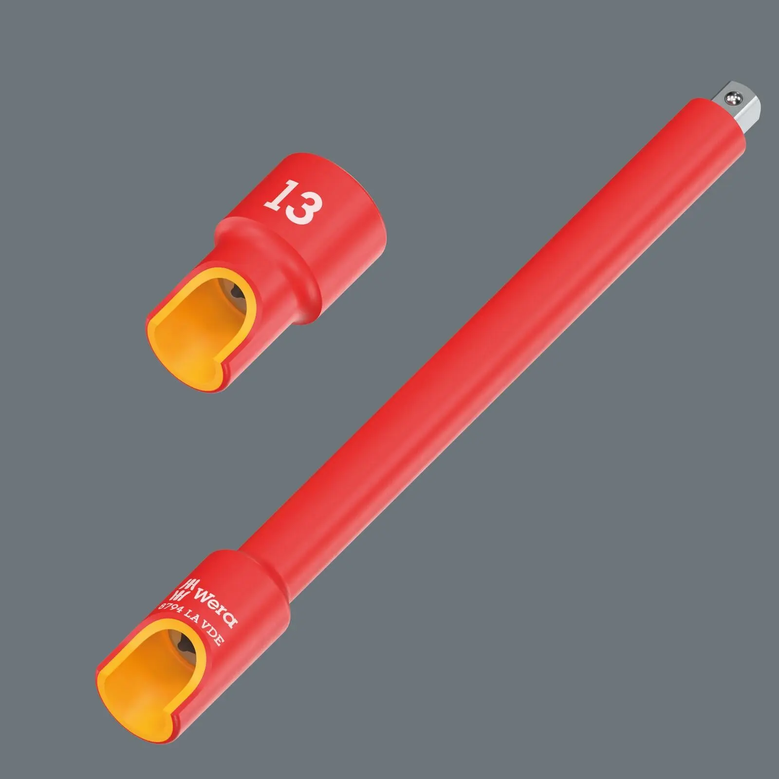 Wera 8794 LA Zyklop VDE Long Extension Bar Insulated 1/4" Drive 150mm - Image 3