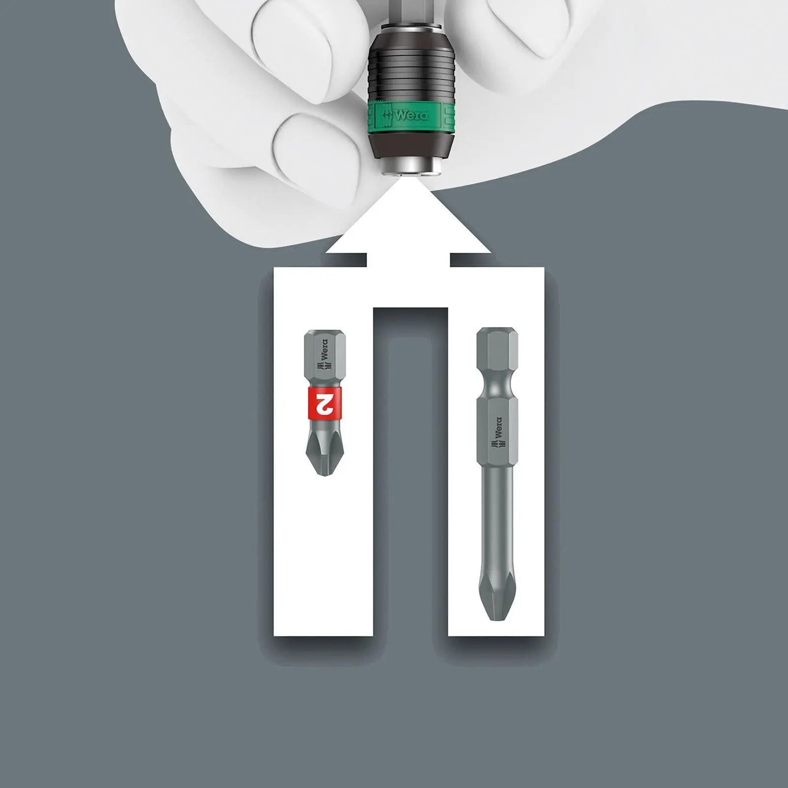 Wera Bit Holder Rapidaptor Free Running for Torque Screwdrivers with Pistol Handle 899/4/1 F - Image 8